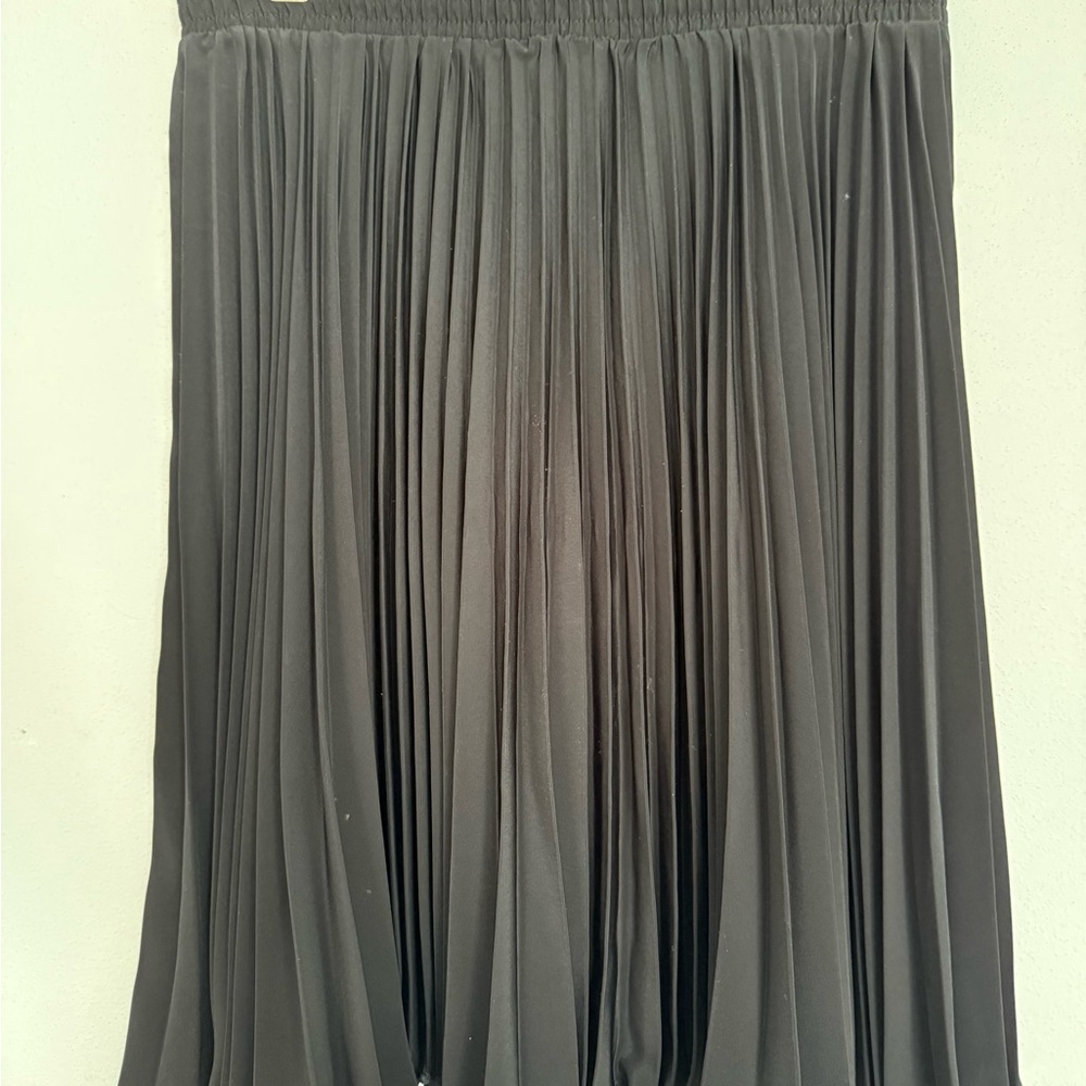 Elegant Gray A-Line Skirt